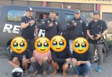 Empat Pelaku Busur Panah Salah Sasaran Berhasil Diringkus