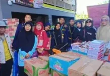 SMPN 15 Makassar Salurkan Bantuan Korban Kebakaran Tallo