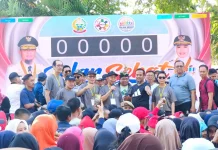 Jalan Sehat Anti Mager Satukan Ribuan Warga dari Tujuh Majelis Agama