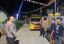 Aparat Polsek Manggala Bubarkan Pesta Minnuman Keras