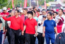 Jalan Sehat Anti Mager Meriahkan Hari Pramuka Ke-65 di Bone