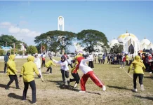 Semarak HUT ke-81 RI, Lomba Hadang Asing Meriahkan Selayar
