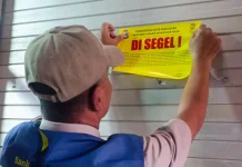 Tunggakan Sewa Kios Rp598,7 Juta, Perumda Pasar Makassar Segel Kios di Pasar Daya