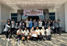 Pererat Sinergitas, Kemenkum Sulsel Ikuti Pertandingan Voli Antar Kanwil