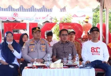 Kapolres Selayar Hadiri dan Kerahkan 57 Personel Amankan Lomba Gerak Jalan Indah