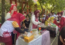Meriahkan HUT RI, SD Percontohan PAM Gelar Lomba Masak Orang Tua dan Guru