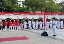 Gubernur Kukuhkan 73 Pasukan Pengibar Bendera Provinsi Sulsel