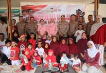 HUT RI Ke-81, Polres Palopo Hadirkan Senyum dan Keceriaan bagi Anak Yatim