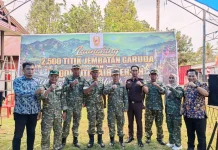 Jembatan Dusun Bontang Desa Sukamaju Memasuki Proses Pengerjaan