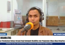 Disabilitas Didorong Jadi Agen Antikorupsi