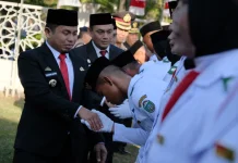 Tasming Hamid Kukuhkan Calon Paskibraka Parepare 2026, Pesan Jaga Nama Baik Daerah