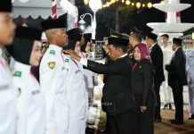 Sebanyak 45 Paskibraka Sidrap Dikukuhkan, Siap Kibarkan Sang Saka