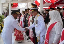 Peringatan HUT Ke-81 RI Tingkat Provinsi Sulsel Turut Dihadiri Dankodaeral VI