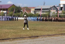 Kasi Propam Polres Selayar Sukses Jadi Komandan Upacara HUT RI ke-81