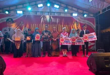 Siswa SRT 68 Luwu Utara Sabet Juara Kedua Gerak Jalan Merdeka HUT ke-81 RI