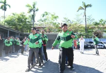 Dari Makassar, Grab dan Mitra Gaungkan Semangat Gotong Royong di HUT ke-81 RI