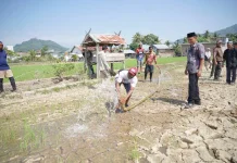 Bupati Luwu Pastikan Bantuan Pompa Air Tepat Sasaran