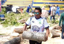 Bupati Sidrap Pimpin Kerja Bakti Bersihkan Monumen Ganggawa