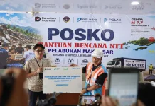 Pelindo–Pelni Kirim Bantuan Gempa NTT lewat Pelabuhan Makassar