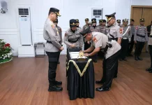 Polrestabes Makassar Mutasi Sejumlah Pejabat Strategis