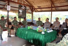 Perkuat Kamtibmas, Kapolres Maros dan Dandim 1422 Bangun Sinergi