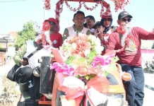 Karnaval Alsintan Semarakkan HUT ke-81 Sidrap
