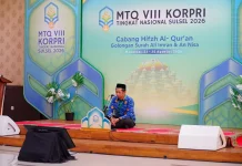 Kafilah Kementerian Hukum Tampil di Empat Cabang MTQ KORPRI 2026