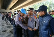 Polrestabes Makassar Larang Personel Bawa Senjata Api saat Pengamanan Unjuk Rasa
