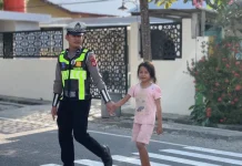 Polres Selayar Tetapkan Jalan Syarif Al Qadri Jadi Kampung Tertib Berlalulintas
