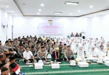 Polrestabes Makassar Peringati Maulid Nabi, Moment Teladani Sifat Nabi