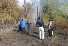 Kebakaran Lahan Terjadi di Tiga Lokasi, Api Membesar di Balangsembo Selayar
