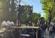 Aksi Unjuk Rasa di Kota Makassar Berjalan Aman dan Tertib
