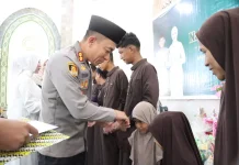 Maulid Nabi di Masjid Agung Maros, Polres Maros Tanamkan Keteladanan Rasulullah