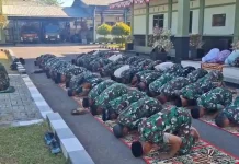Air Makin Sulit, Prajurit Kodim 1422 Maros Bersimpuh Memohon Turunnya Hujan