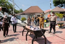 Pemusnahan Barang Bukti, Wawali Parepare Tegaskan Wibawa Hukum