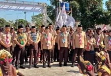 Sebanyak 2.389 Pramuka Madrasah se-Sulsel Ikuti KPMP 2026 di Gowa