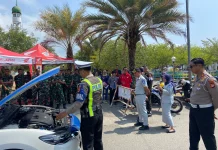 Satlantas Polres Palopo Gelar Safety Riding dan Safety Driving Bagi Personel TNI