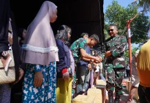 Pangdam XIV/Hasanuddin Bantu 29 KK Terdampak Kebakaran Mattoanging