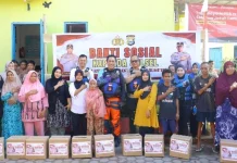 HUT Polwan, Polda Sulsel Peduli Warga Pulau