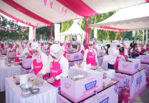 Makassar Sumbang 800 Porsi dalam Rekor MURI Pertamina