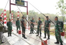 Kasdam XIV/Hasanuddin Pastikan Jembatan Garuda Dapat Dimanfaatkan Masyarakat