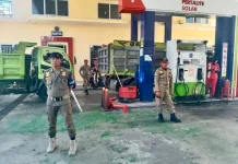Jaga Ketertiban, Satpol PP Bulukumba Turunkan Personel ke Sejumlah SPBU