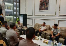 Kapolresta Gowa Terima Kunjungan Kepala Lapas Narkotika Sungguminasa