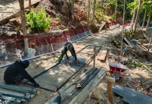 Pembangunan Jembatan Gantung Buakkang Gowa Capai 89 Persen