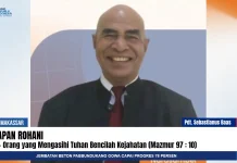 Pdt. Sebastianus Baas: Kasihi Tuhan, Bencilah Kejahatan