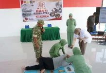 Sambut HUT TNI ke-81, Kodim Gowa Gelar Bakti Kesehatan