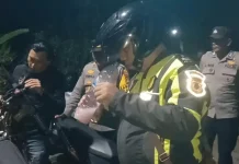 Cipkon Malam Minggu, Polsek Mandai Sisir Barambang dan Amankan Sejumlah Motor