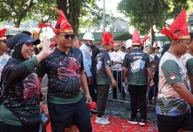 Dandim Gowa Ikuti Elite Run Patonro dalam Rangka HUT TNI