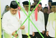 Wabup Selayar Resmikan Menara Masjid Mujahidin Muhammadiyah Tanadoang