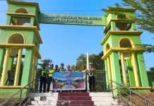 Satlantas Polres Enrekang Ziarah ke TMP Massenrempulu